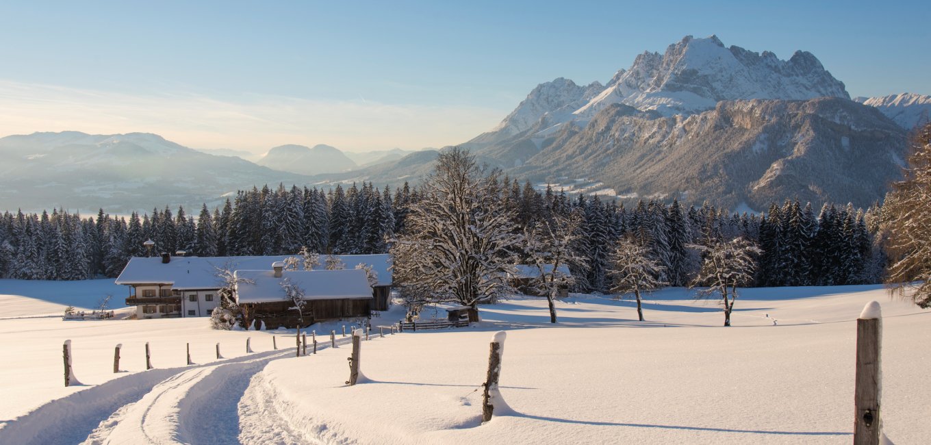 Idyllischer Bauernhof in der Region St. Johann in Tirol