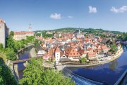 Blick auf Krumau